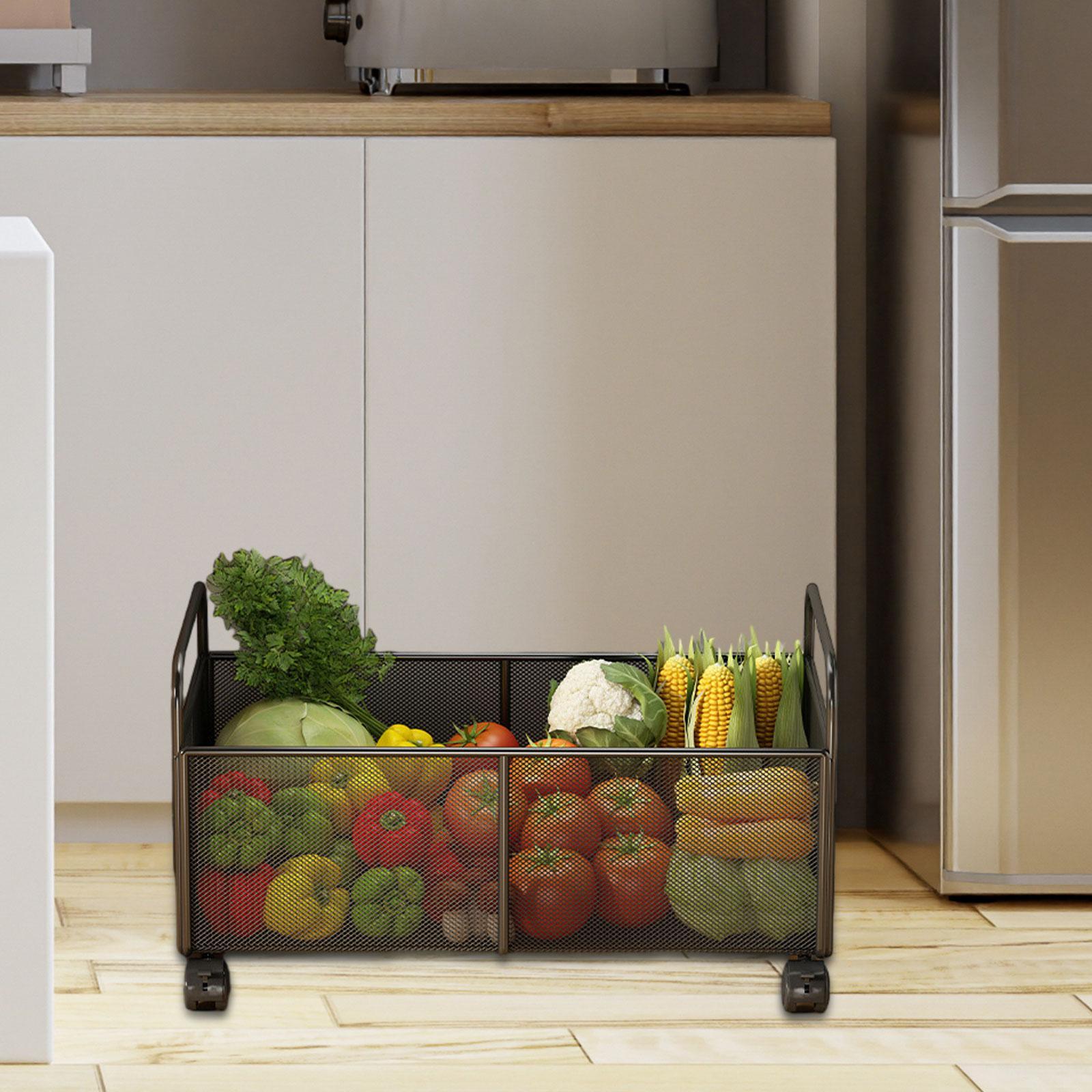 Food Storage On Wheels - Carrito Organizador de Almacenamiento con Ruedas