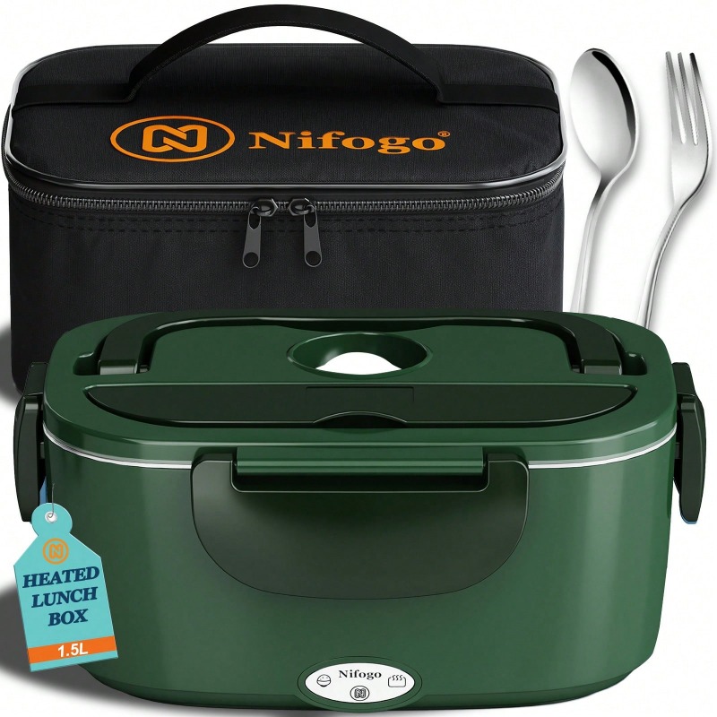 Portable Food Warmer - Lonchera Eléctrica de 100W, Calentador de