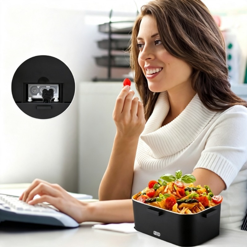 Portable Food Warmer - Lonchera Eléctrica con Calefacción de 110V