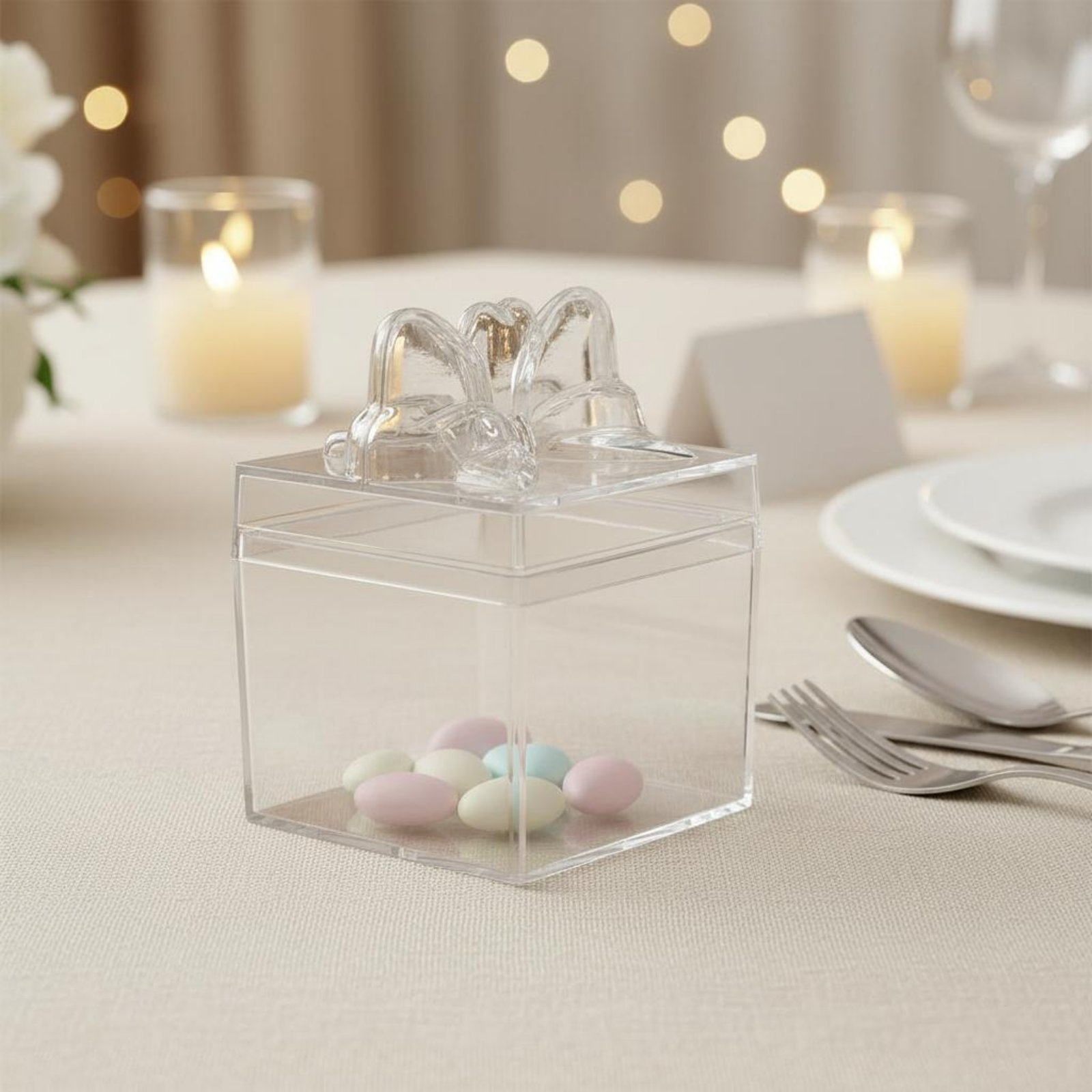 Food Storage For - Caja de Plástico Transparente para Dulces