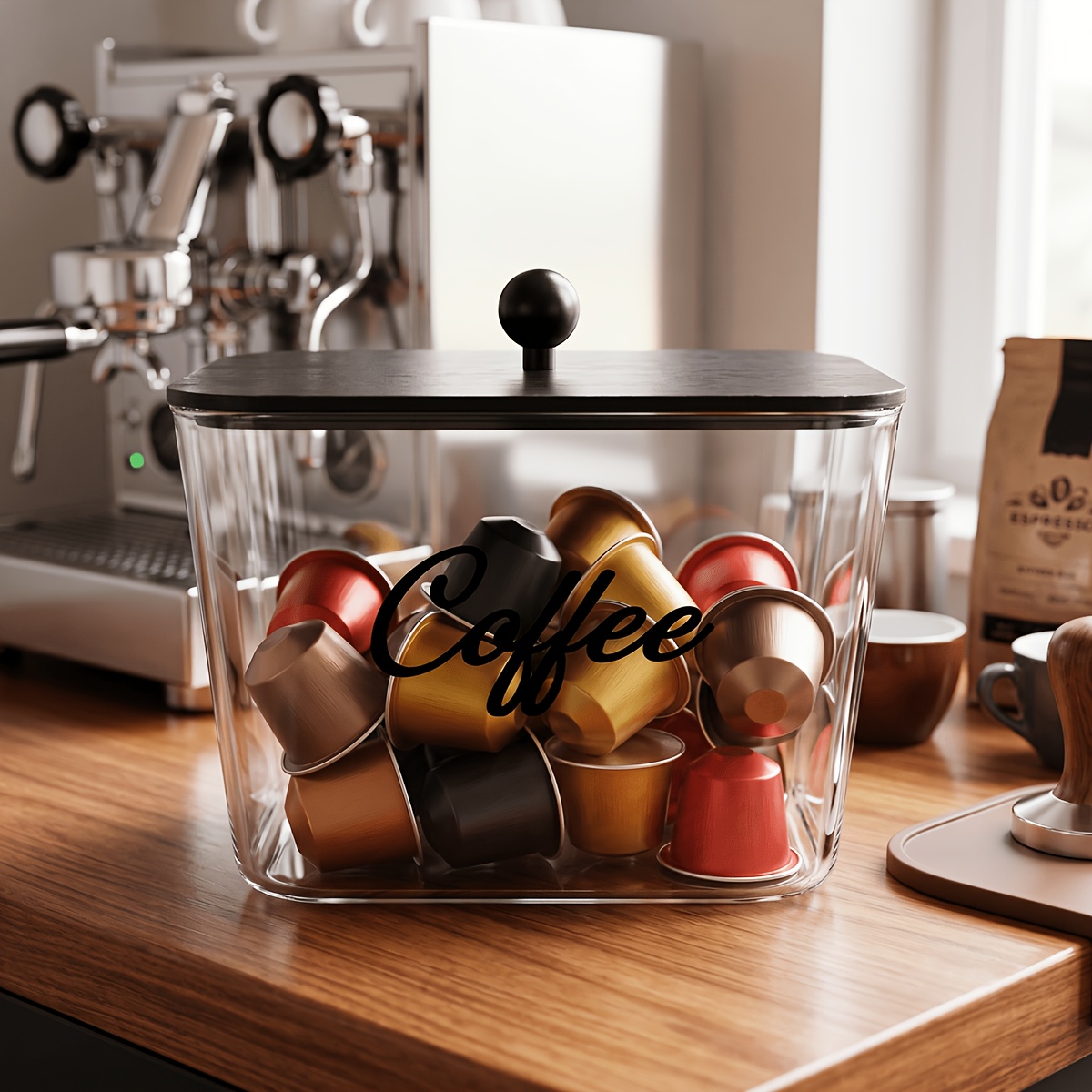 Food Storage Cabinet For Kitchen - Organizador de Cápsulas de Café con