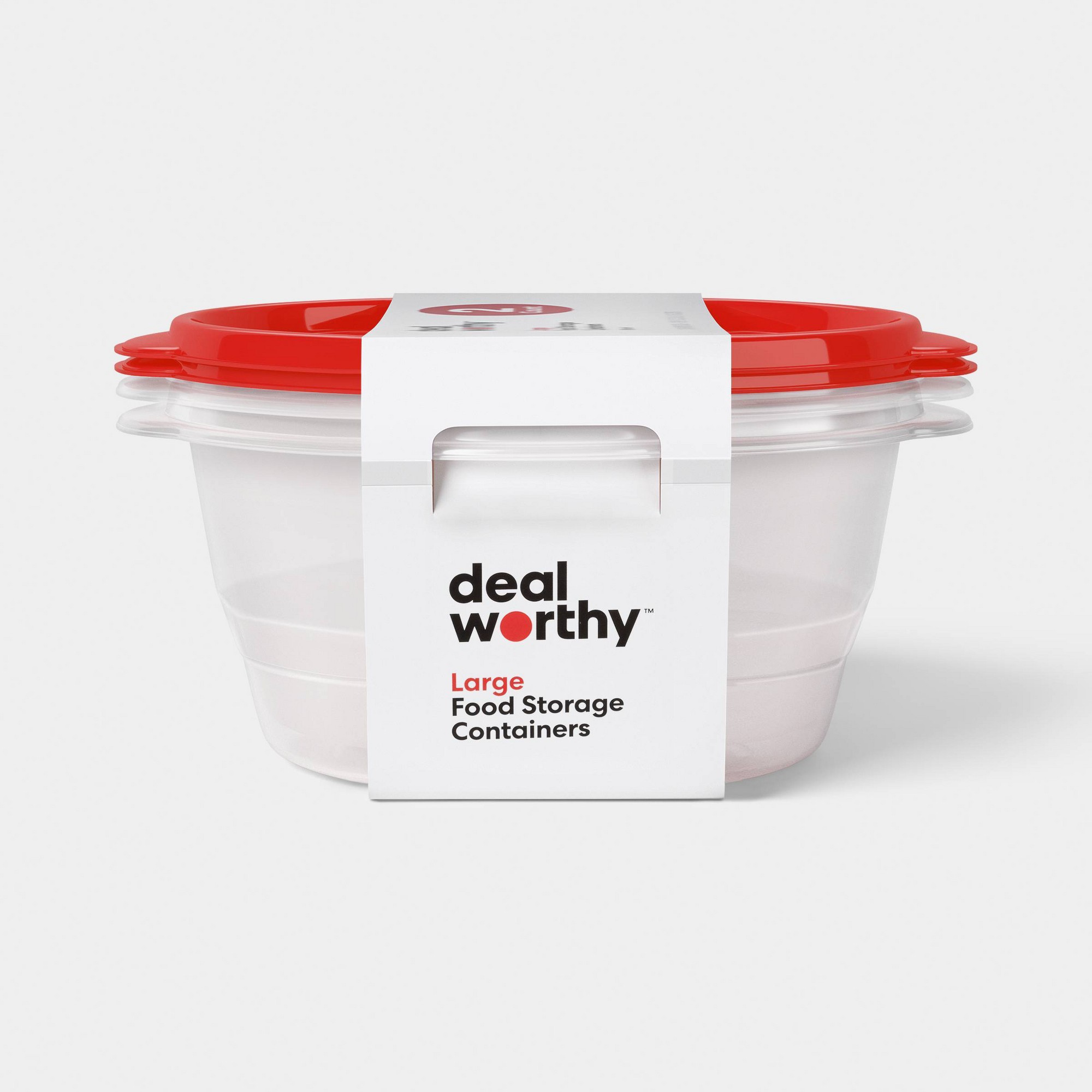 Food Storage Large - Recipientes Redondos Grandes de 2ct para