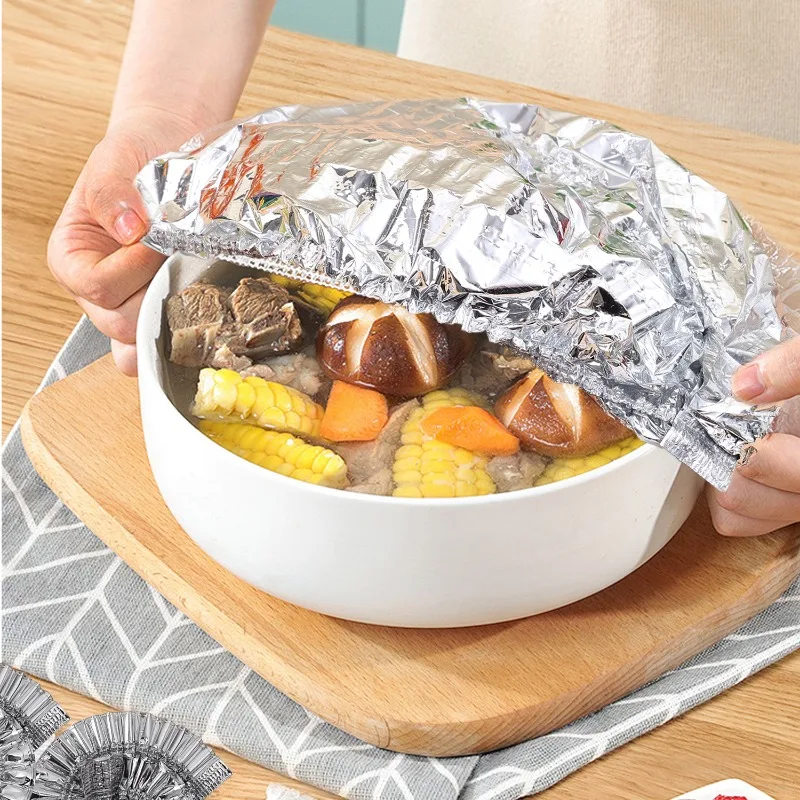 Food Storage To Keep Warm - 10/20PCS Tapas de aluminio aislantes y