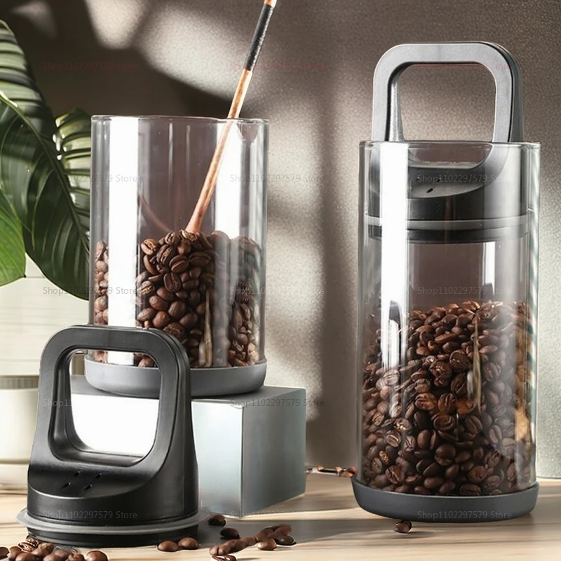 Food Storage Glass Container Set - Tanque sellado al vacío para granos
