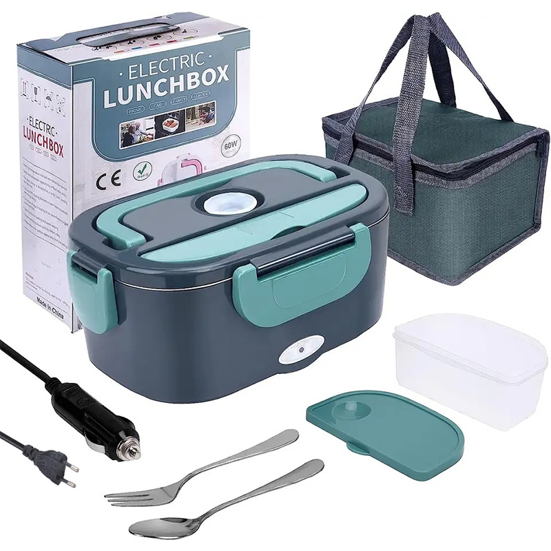 Portable Food Warmer - Fiambrera eléctrica de 1,5 L y