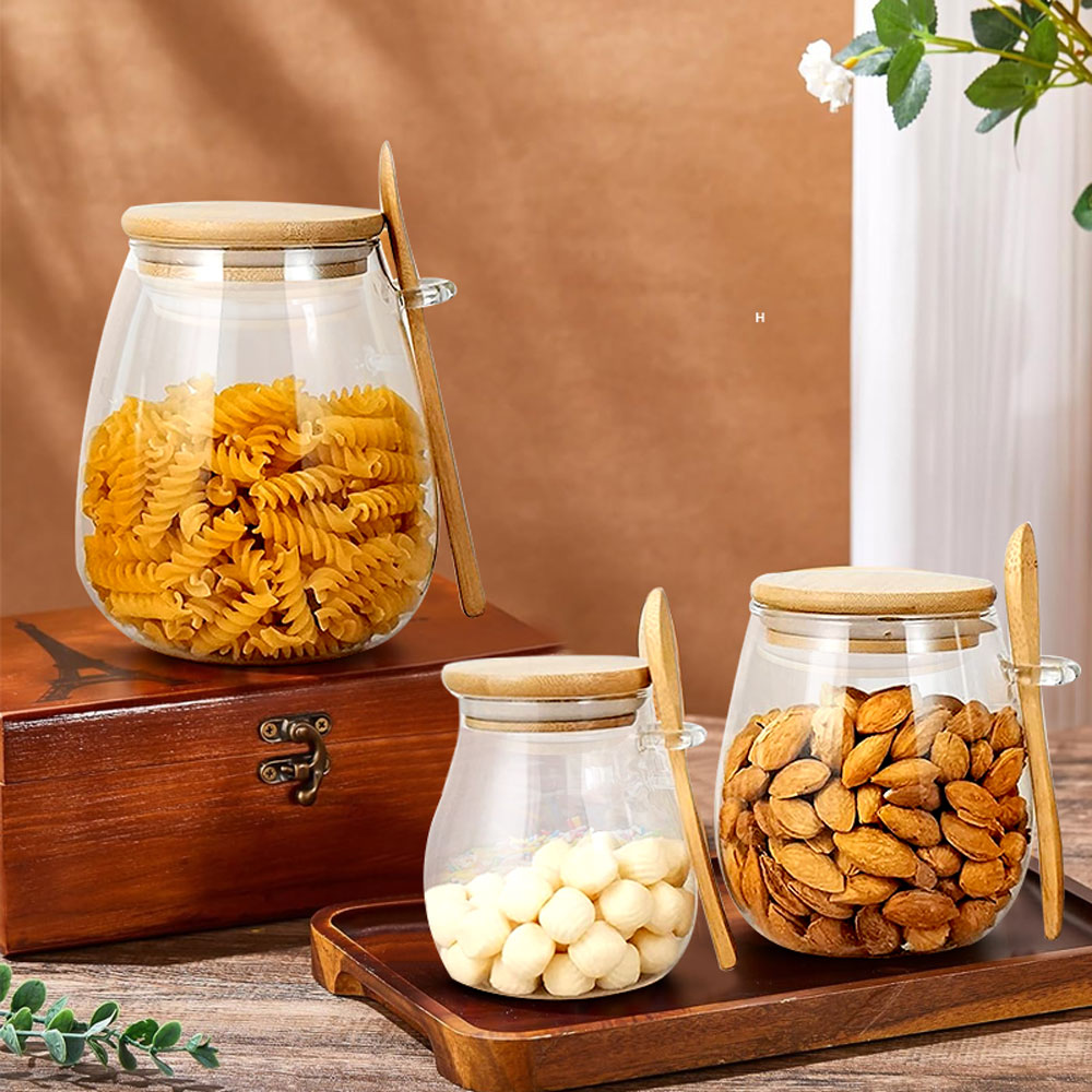 Tarro de vidrio sellado de 34o - Food Storage Glass Container Set reseña y precio