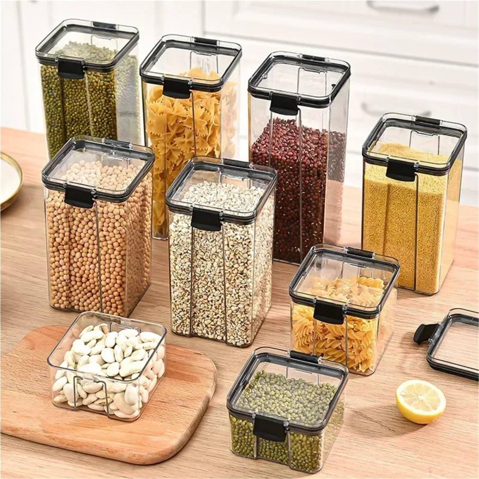 Contenedor Hermético para Alma - Food Storage Jars Plastic reseña y precio