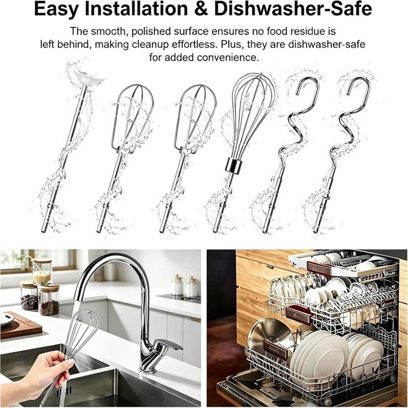 B02C-Juego de accesorios para  - Kitchenaid Mixer Hand Mixer reseña y precio