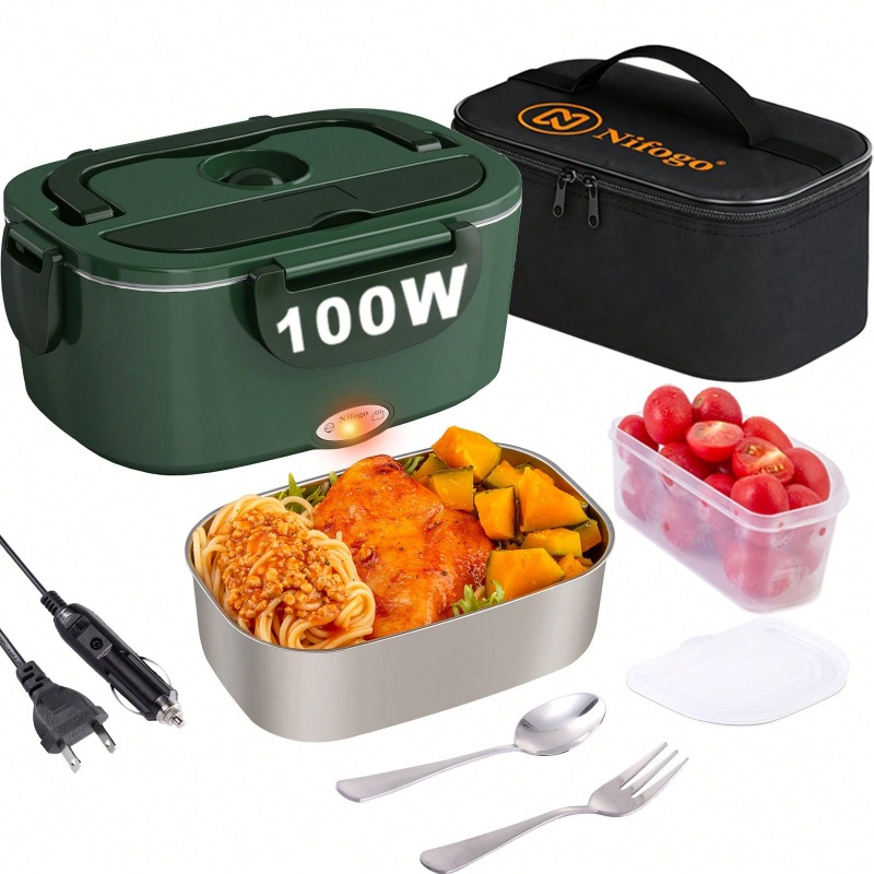Lonchera Eléctrica de 100W, Ca - Portable Food Warmer reseña y precio