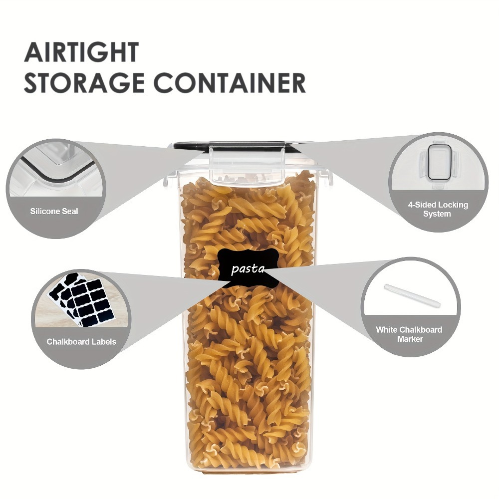 24 Recipientes para Almacenami - Food Storage Cabinet For Kitchen reseña y precio