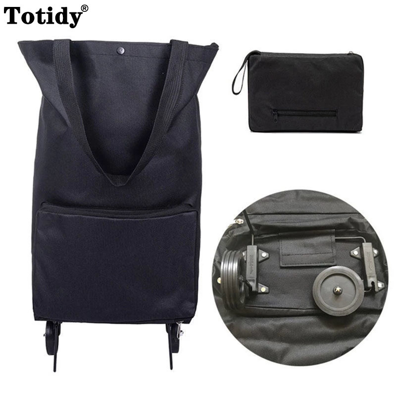 Nueva bolsa de compras plegabl - Food Storage On Wheels reseña y precio