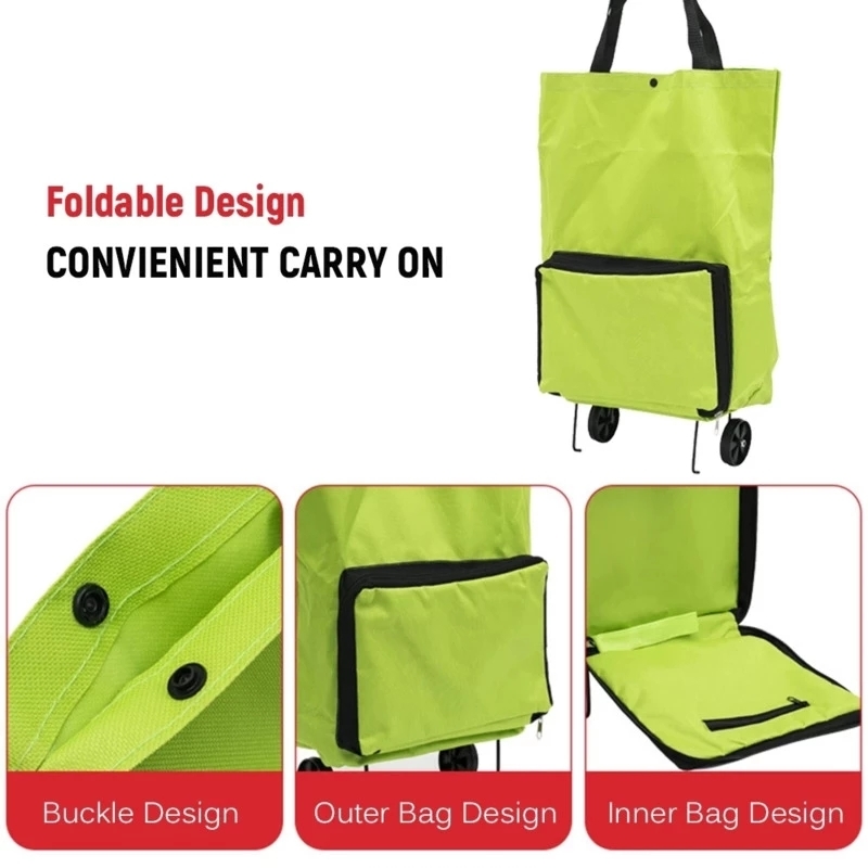 Nueva bolsa de compras plegabl - Food Storage On Wheels reseña y precio