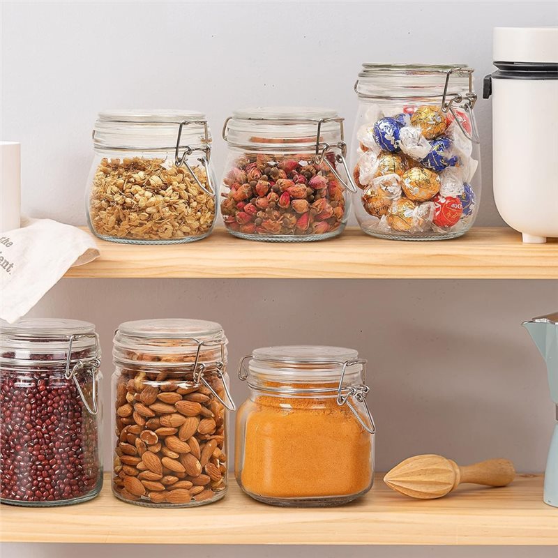 Frascos de vidrio A96K, recipi - Food Storage Glass Container Set reseña y precio