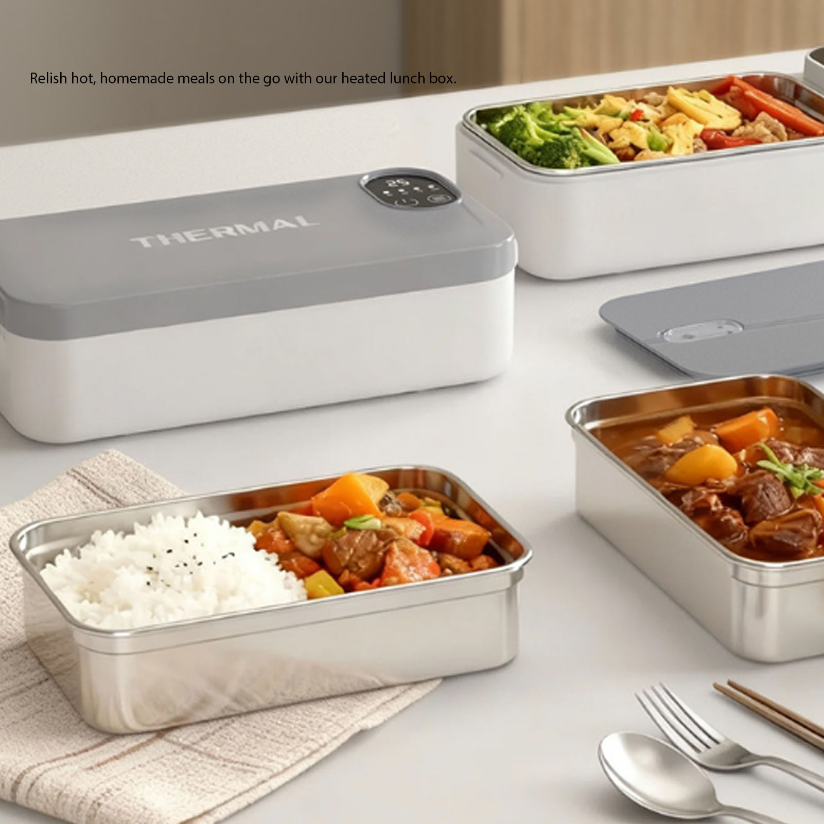 Lonchera Eléctrica con Calefac - Portable Food Warmer reseña y precio