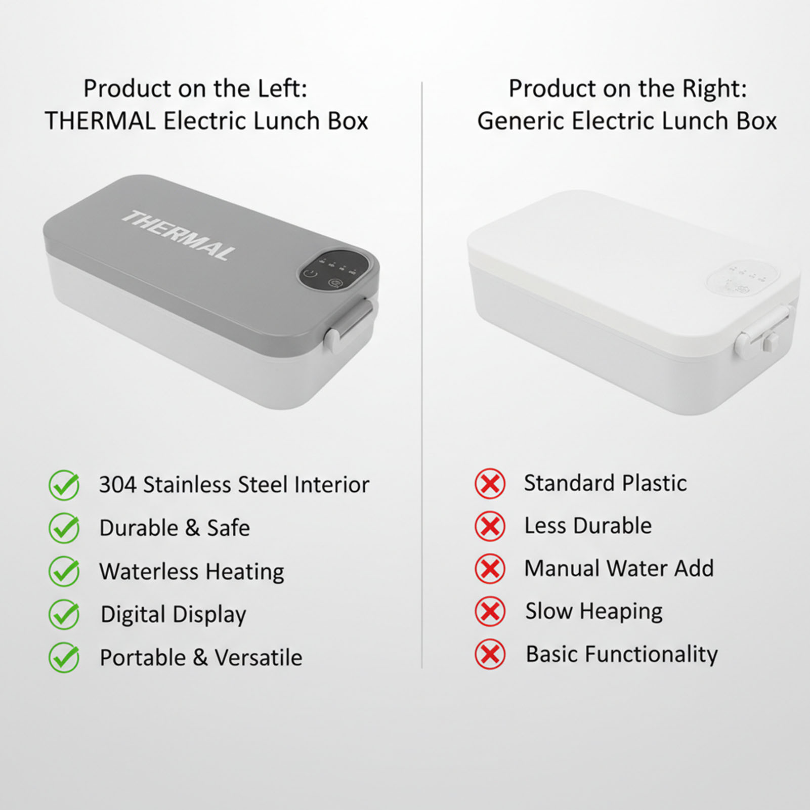 Lonchera Eléctrica con Calefac - Portable Food Warmer reseña y precio