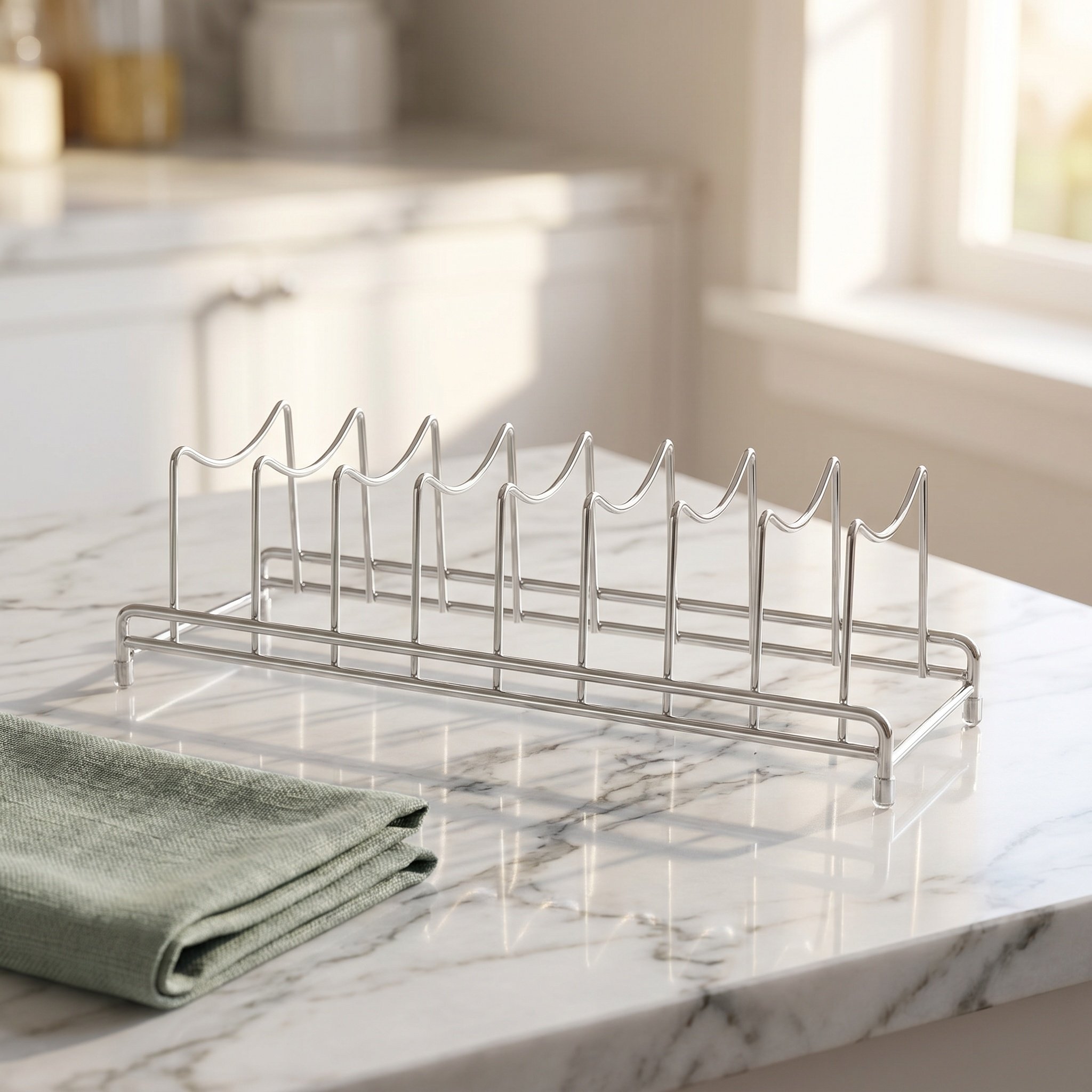 Organizador de tapas de ollas  - Food Storage Cabinet For Kitchen reseña y precio