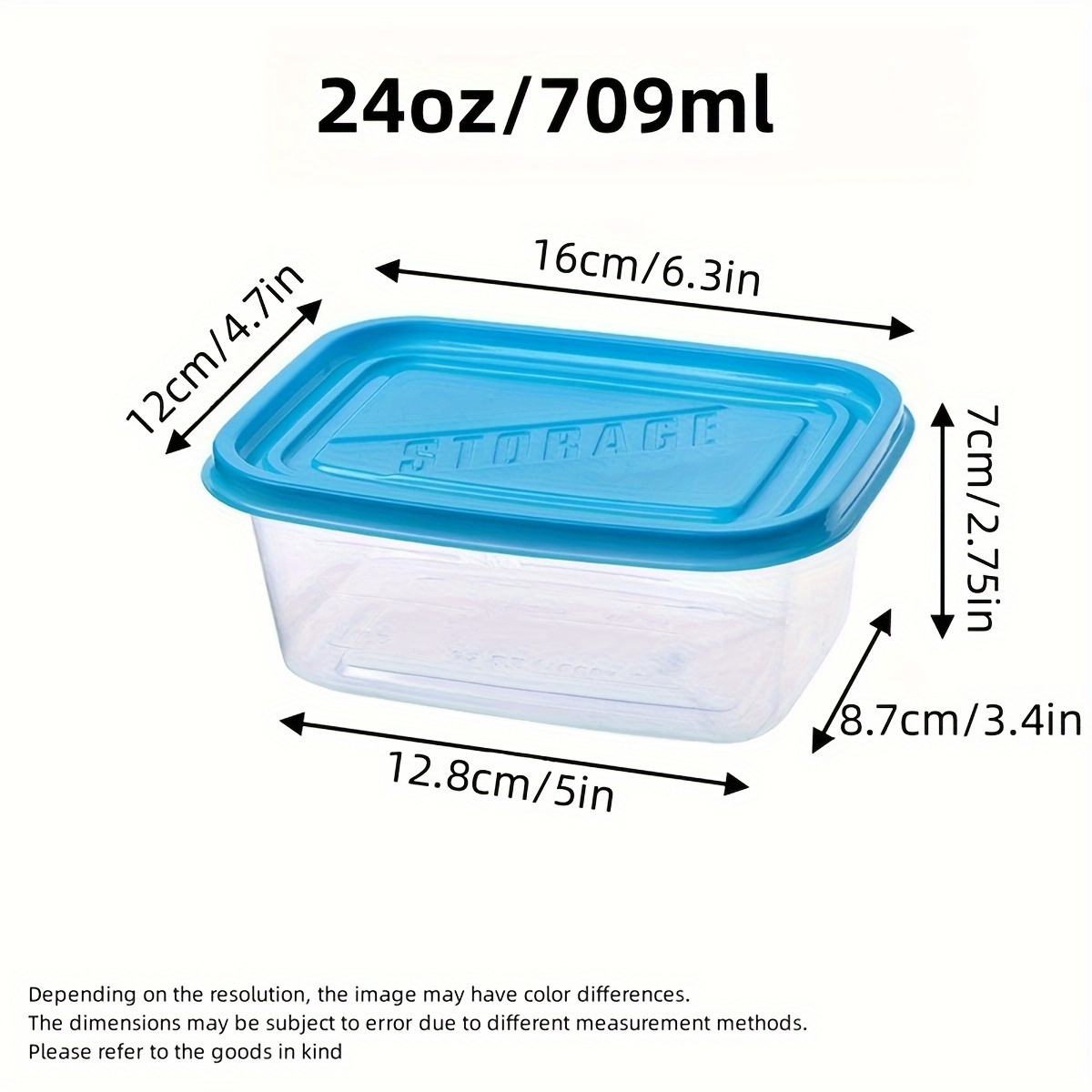Juego de 6 Recipientes Transpa - Food Storage Jars Plastic reseña y precio
