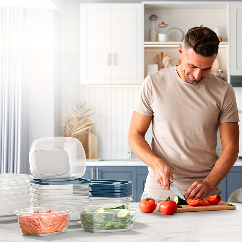 Juego de 6 Recipientes Transpa - Food Storage Jars Plastic reseña y precio
