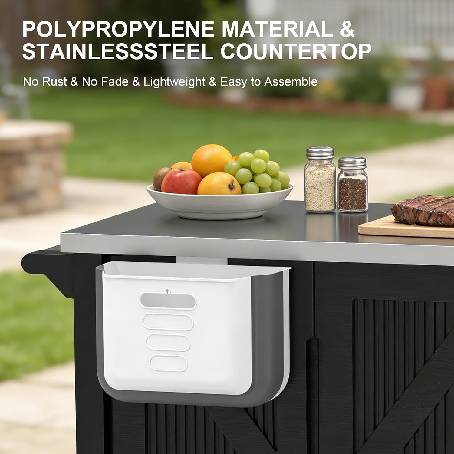 Carrito de barbacoa para exter - Food Storage On Wheels reseña y precio