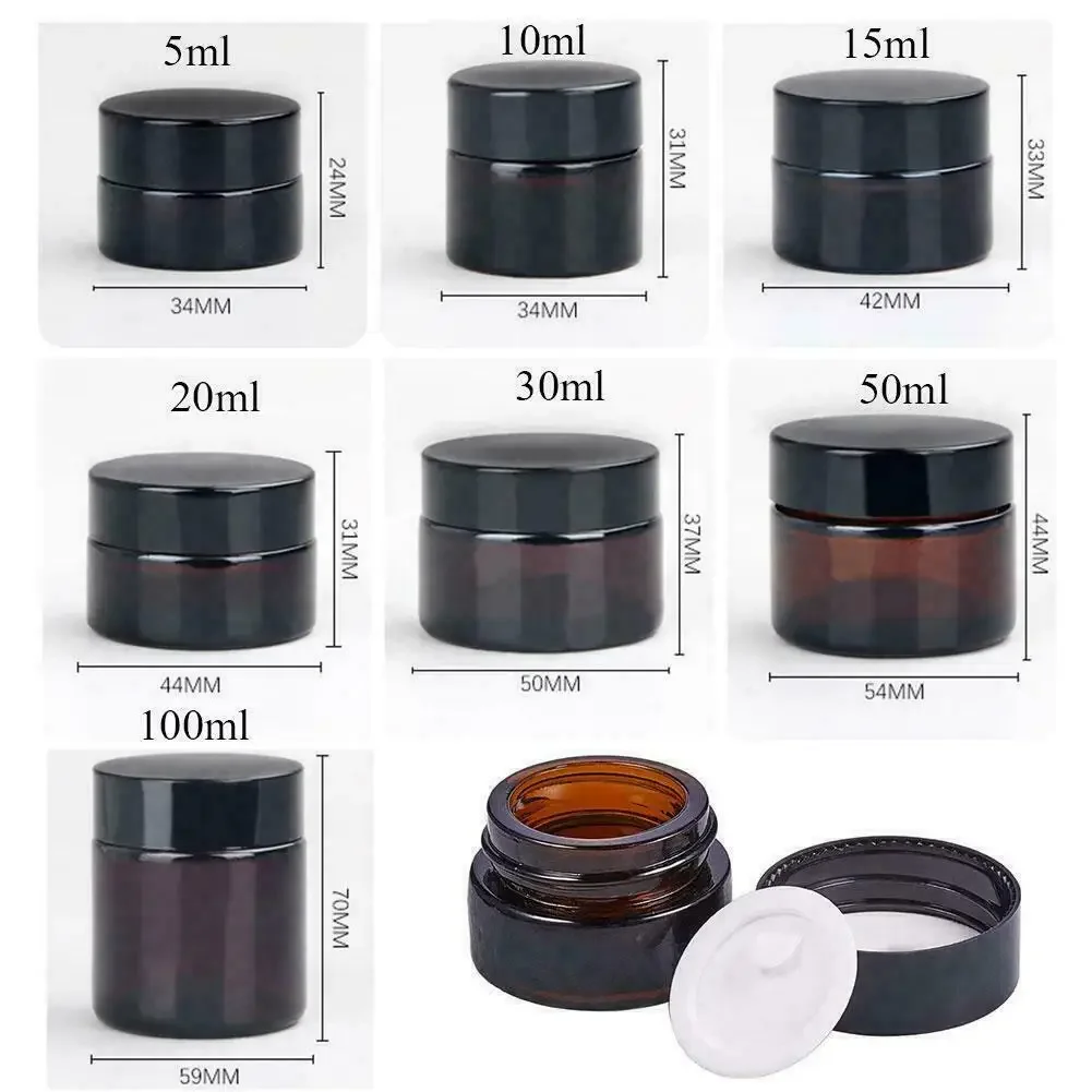 2 uds 5ml/10ml/15ml/20ml/30ml/ - Food Storage Glass Container Set reseña y precio
