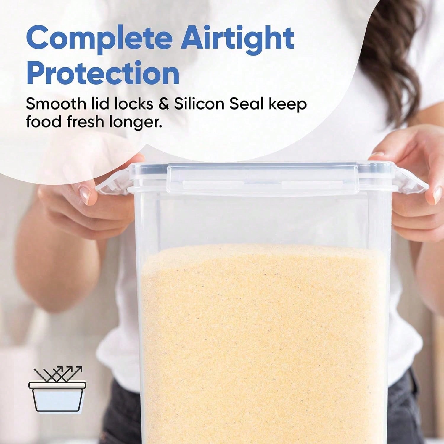 Contenedores Extra Grandes par - Food Storage Large reseña y precio