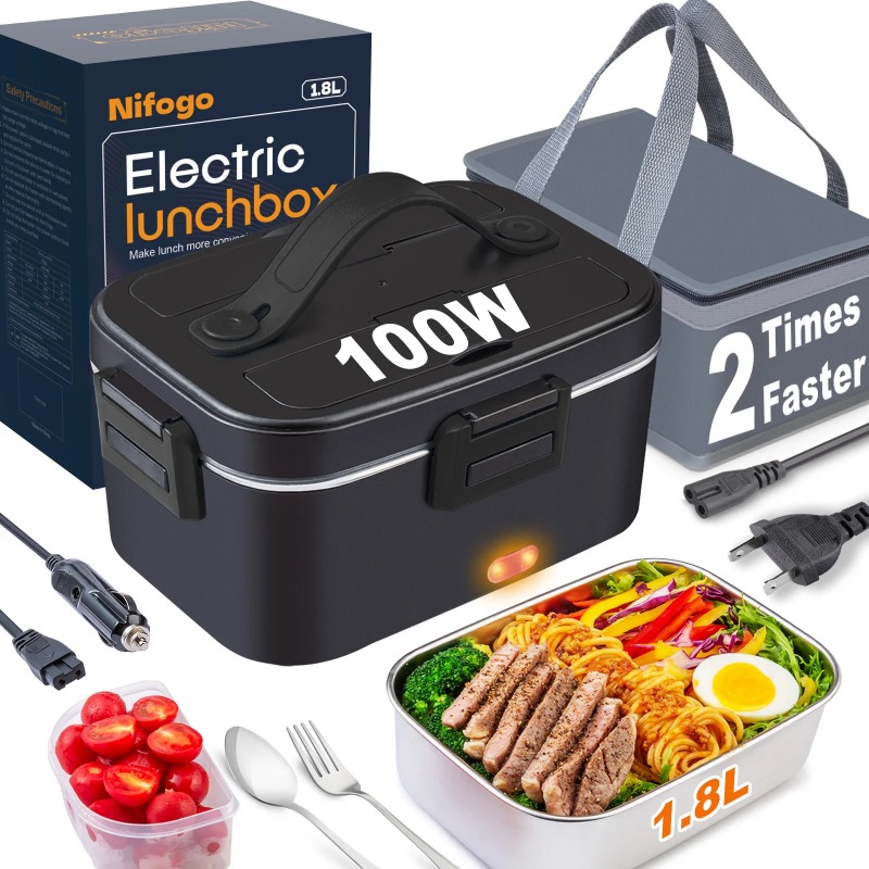 Lonchera Eléctrica con Calefac - Portable Food Warmer reseña y precio