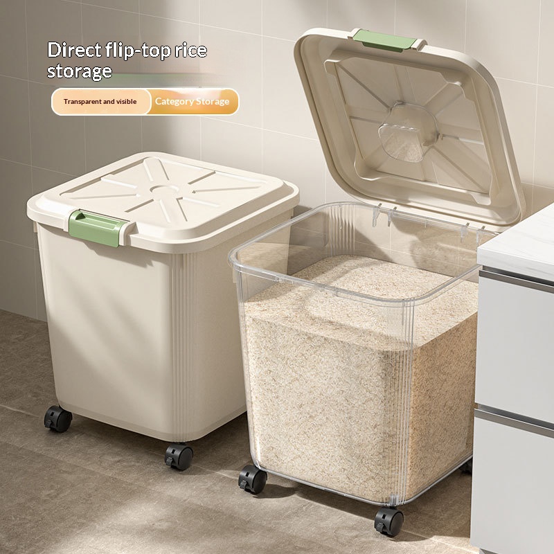 Dispensador de Arroz Transpare - Food Storage On Wheels reseña y precio