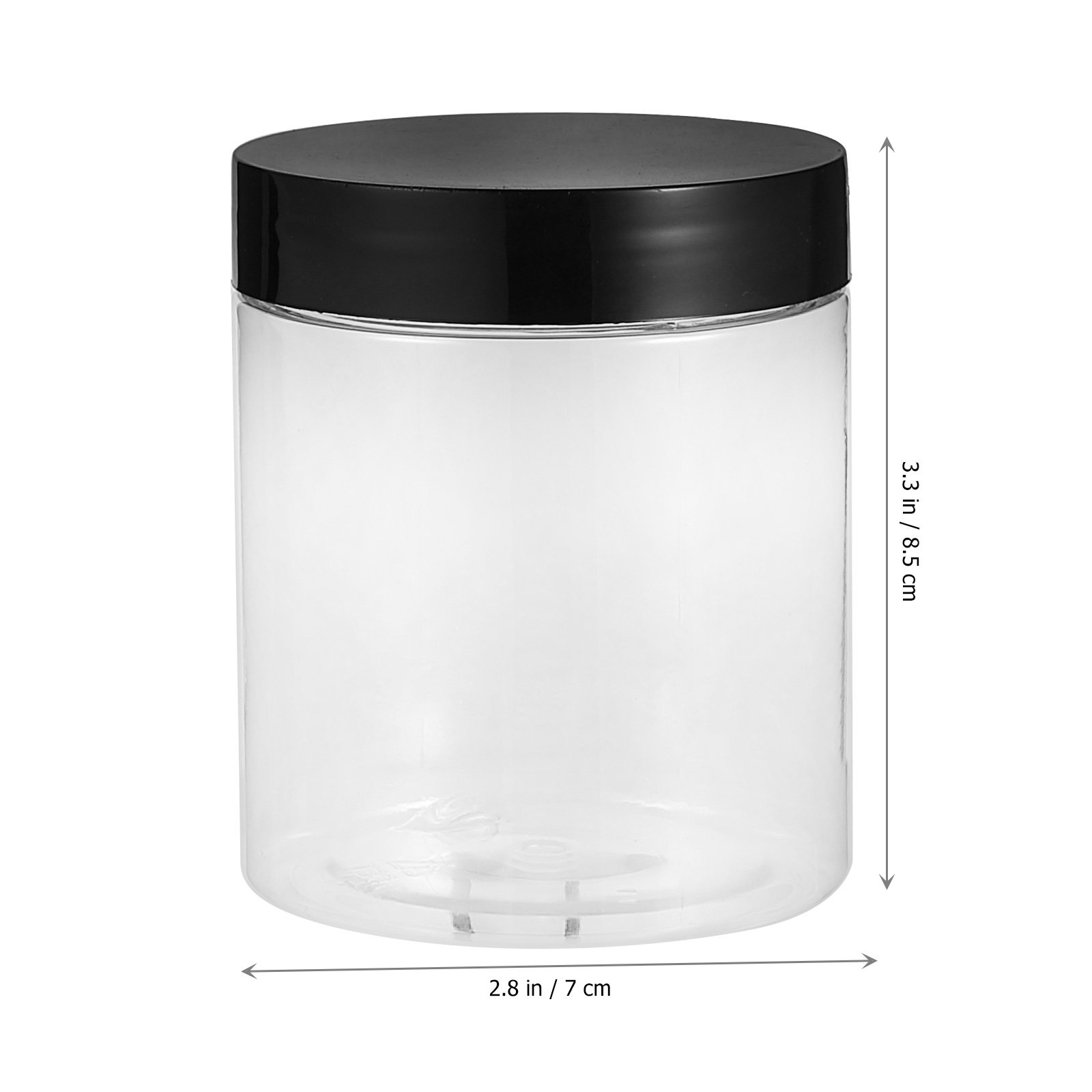 12 Recipientes Transparentes d - Food Storage Jars Plastic reseña y precio