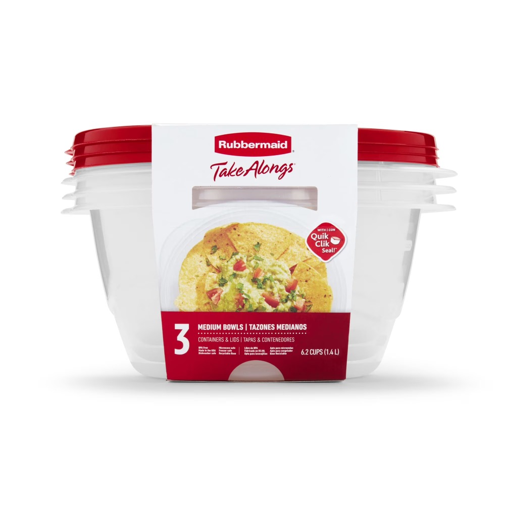 Recipientes Redondos Grandes p - Food Storage Large reseña y precio