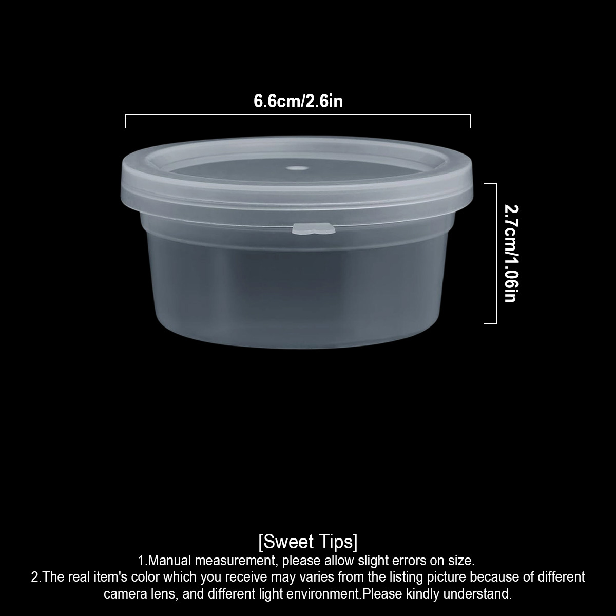 Paquete de 10/20/40 Recipiente - Food Storage Jars Plastic reseña y precio