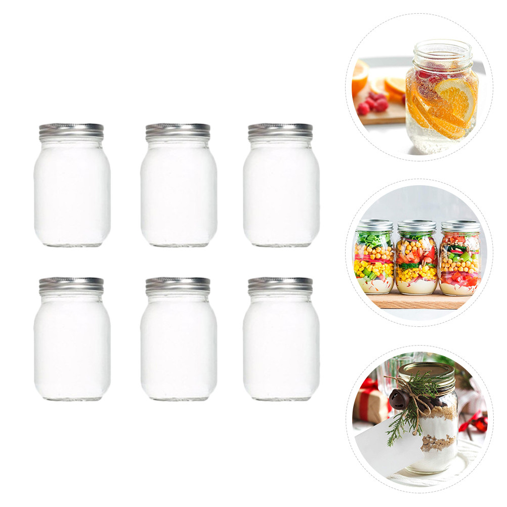 Juego de 6 Frascos de Vidrio T - Food Storage Jars Plastic reseña y precio