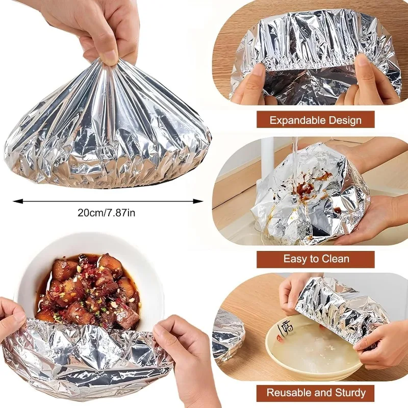 10/20PCS Tapas de aluminio ais - Food Storage To Keep Warm reseña y precio
