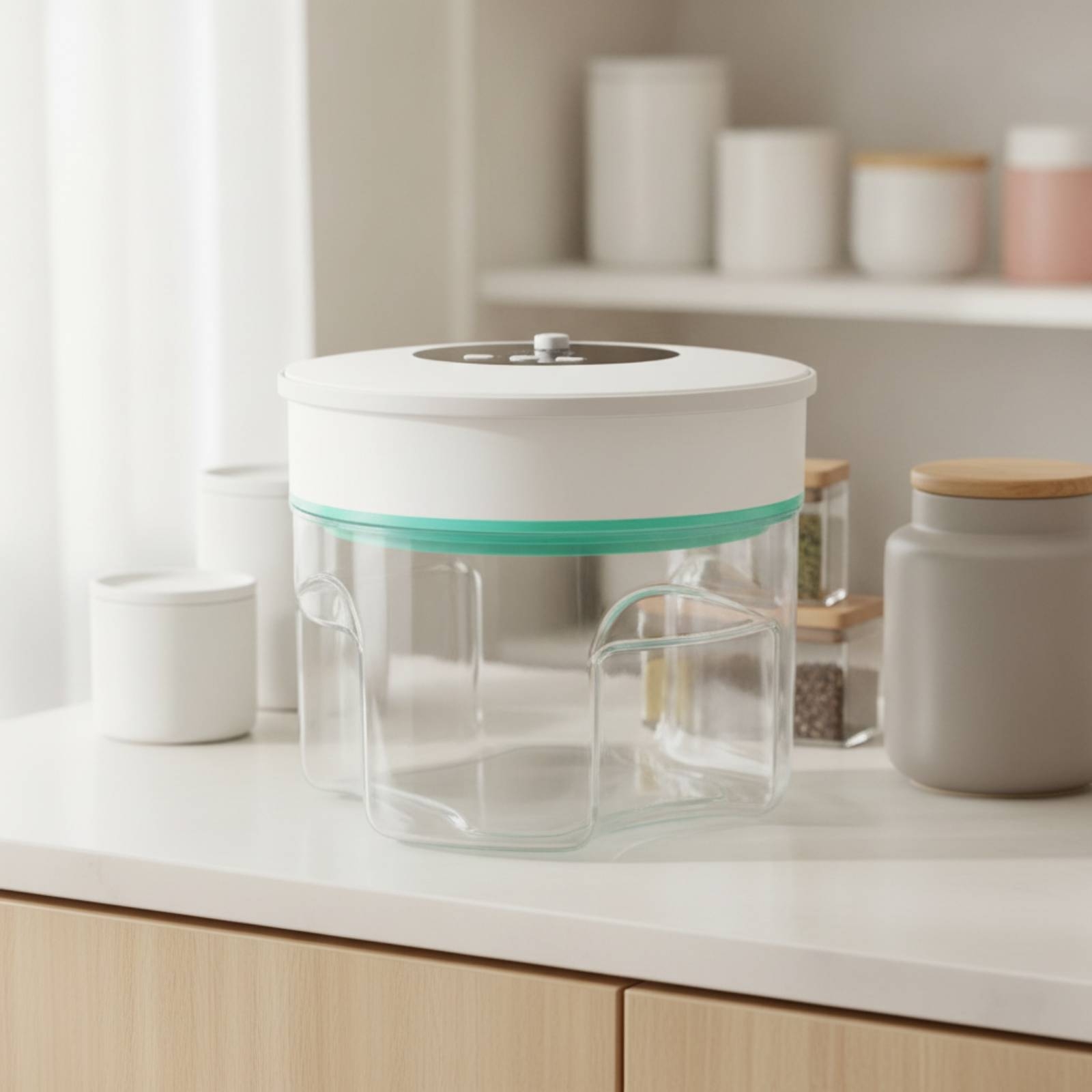 Recipiente de Almacenamiento a - Food Storage Jars Plastic reseña y precio