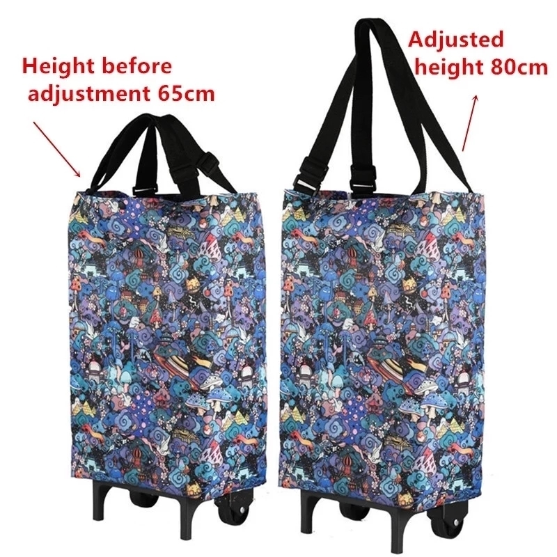 Bolsa de almacenamiento plegab - Food Storage On Wheels reseña y precio