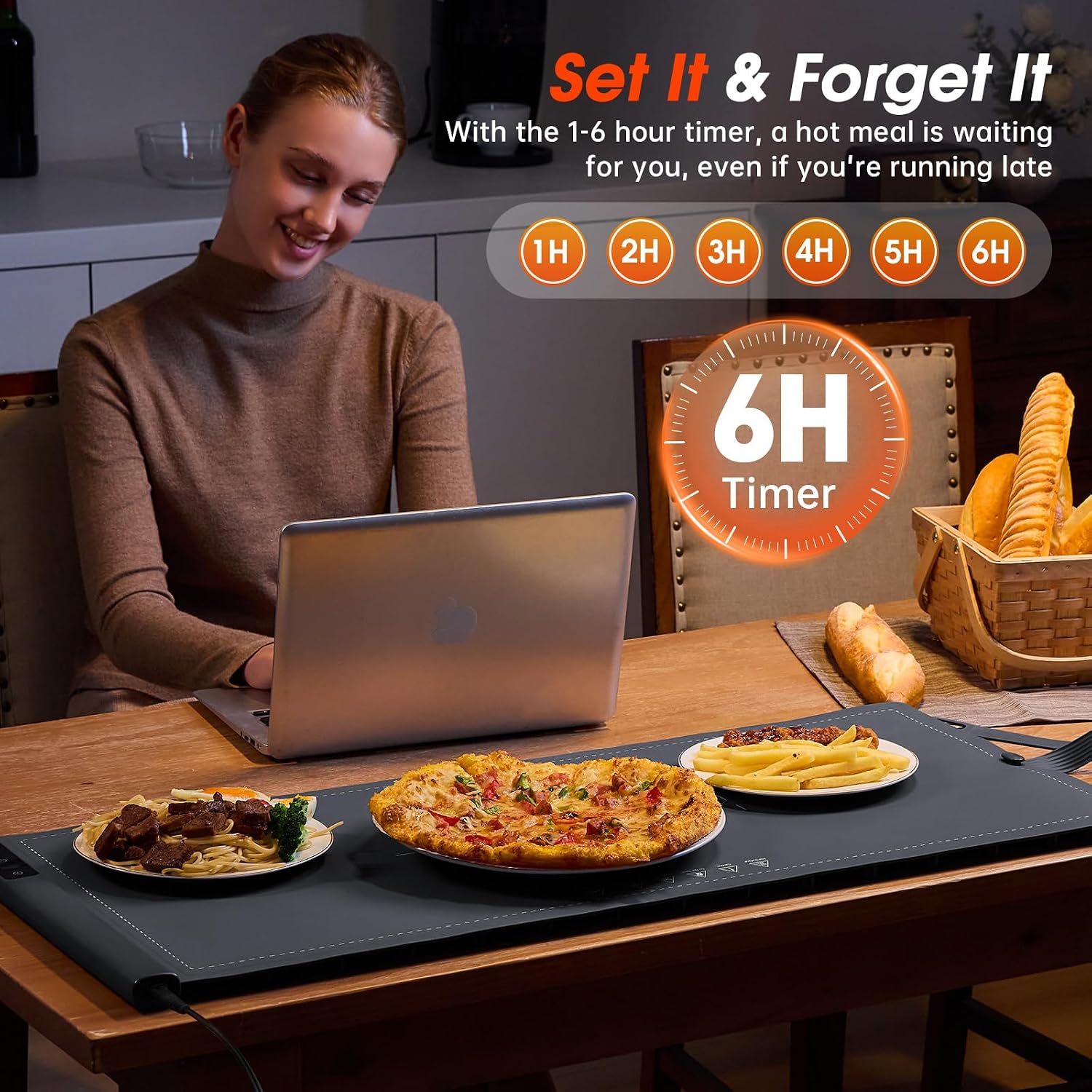 Alfombrilla Eléctrica Calentad - Portable Food Warmer reseña y precio