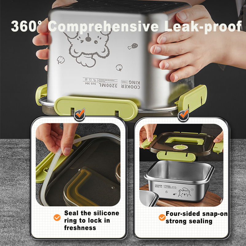COOKER KING 420ml-6200ml Conte - Food Storage Large reseña y precio