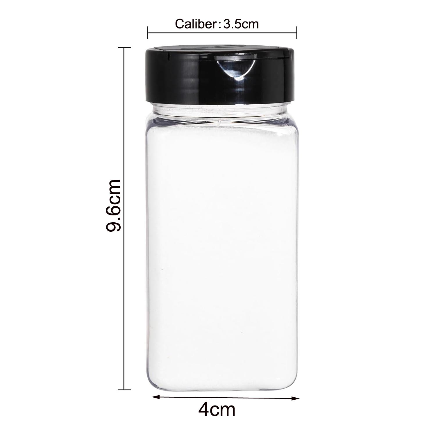 Frascos Cuadrados Grandes de P - Food Storage Jars Plastic reseña y precio