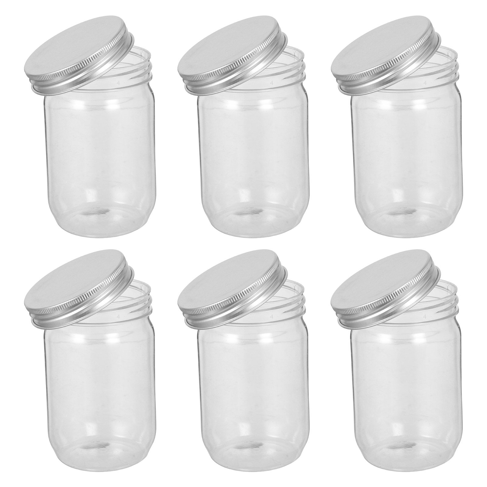 6 Frascos de Plástico Transpar - Food Storage Jars Plastic reseña y precio