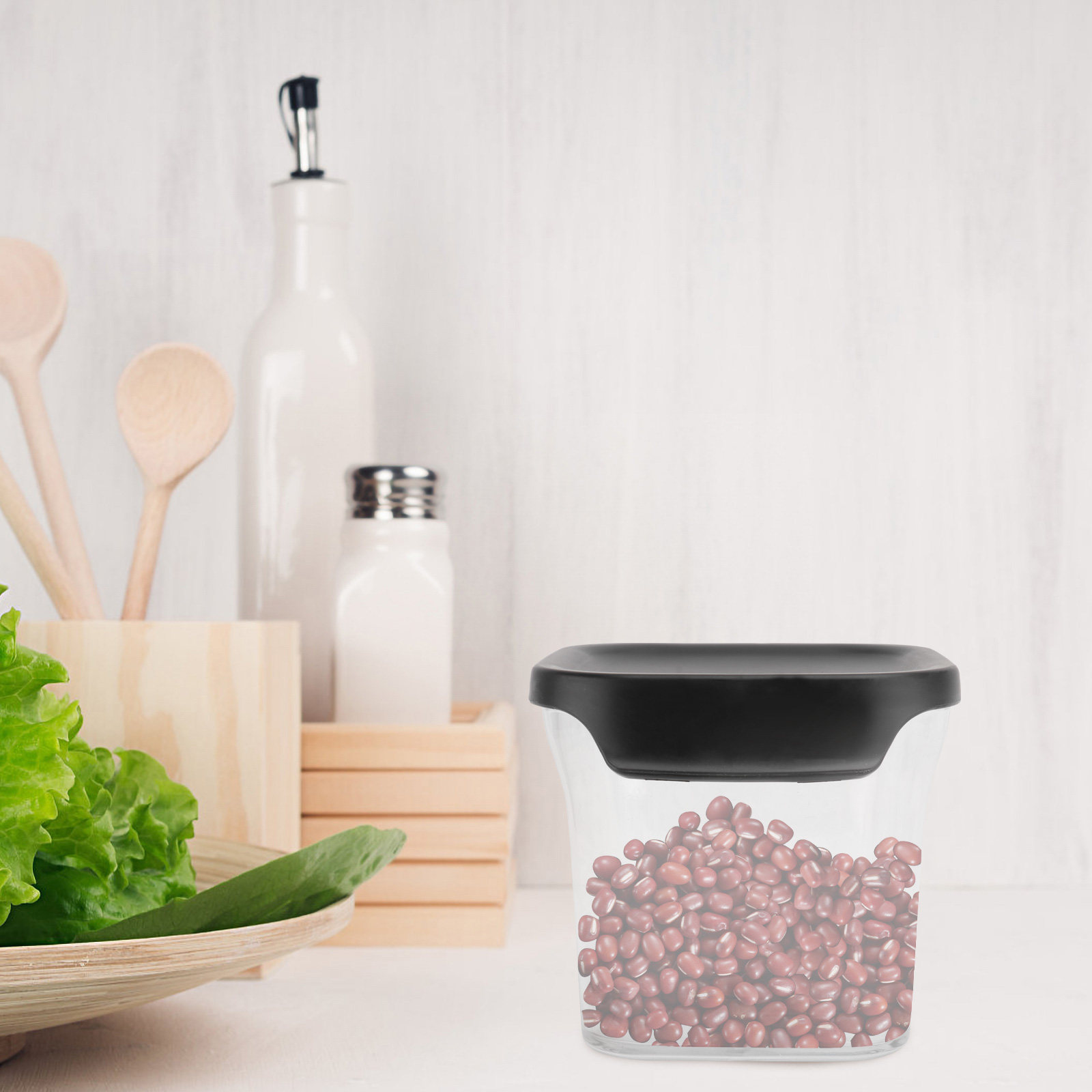 Frasco de Almacenamiento Hermé - Food Storage Jars Plastic reseña y precio