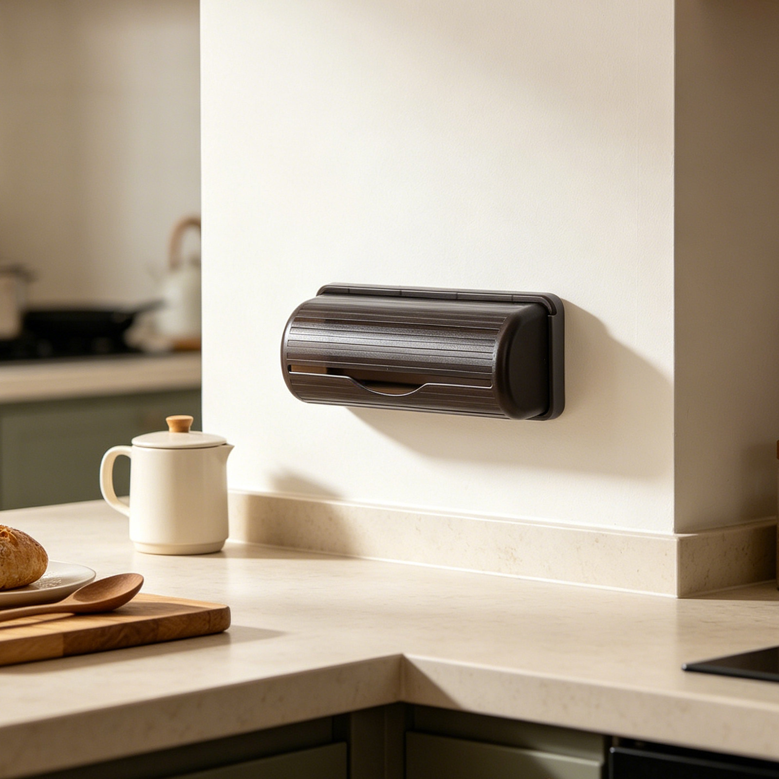 Soporte de pared para bolsas d - Food Storage Cabinet For Kitchen reseña y precio
