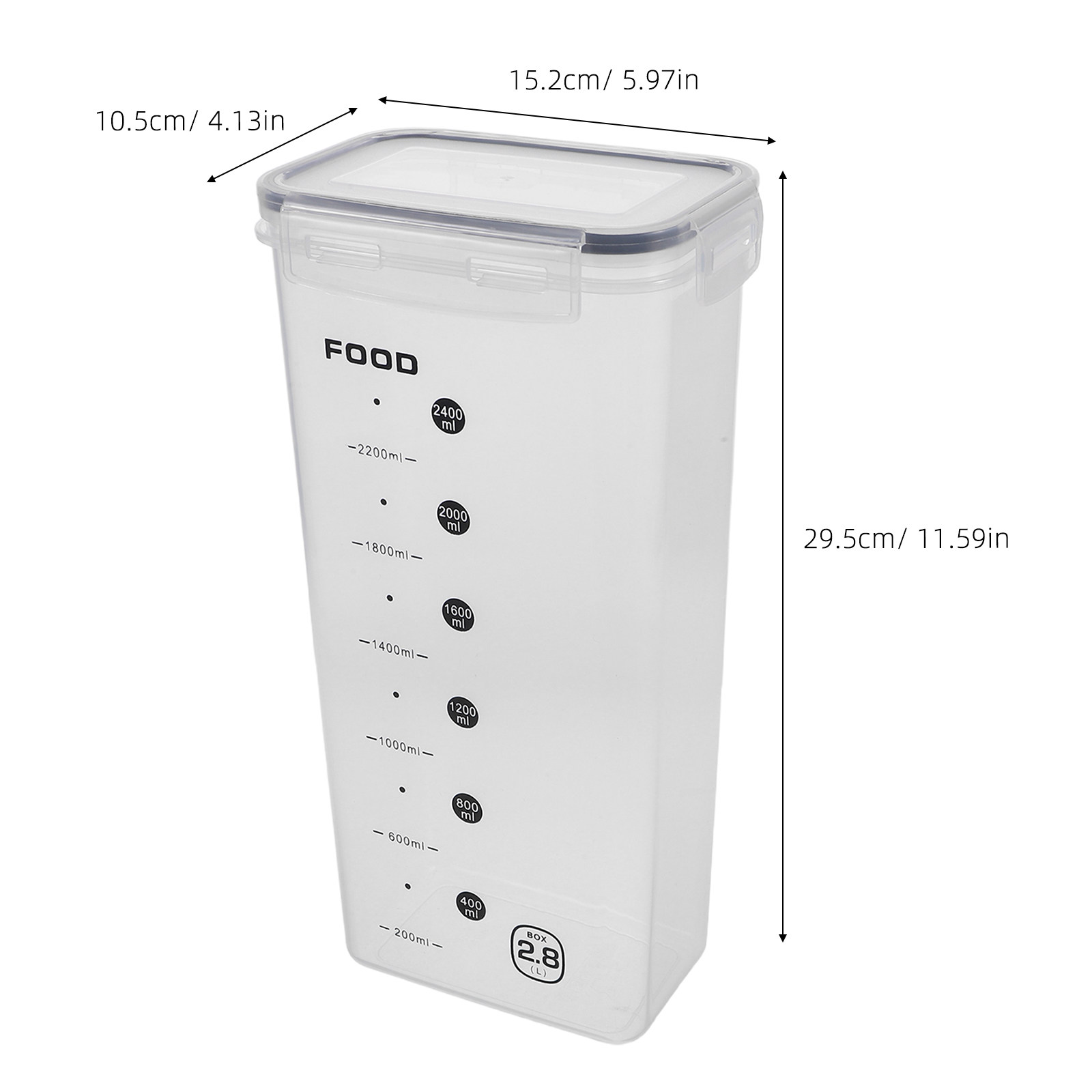 Contenedores de almacenamiento - Food Storage Jars Plastic reseña y precio