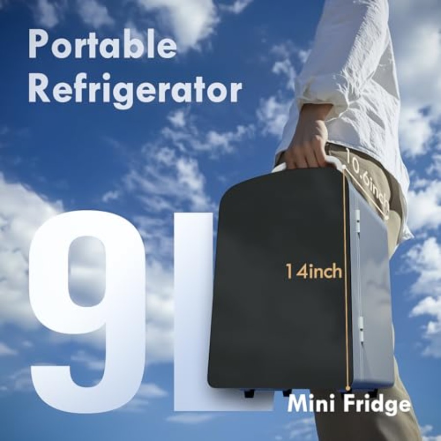 Mini Refrigerador de 9L para D - Portable Food Warmer reseña y precio