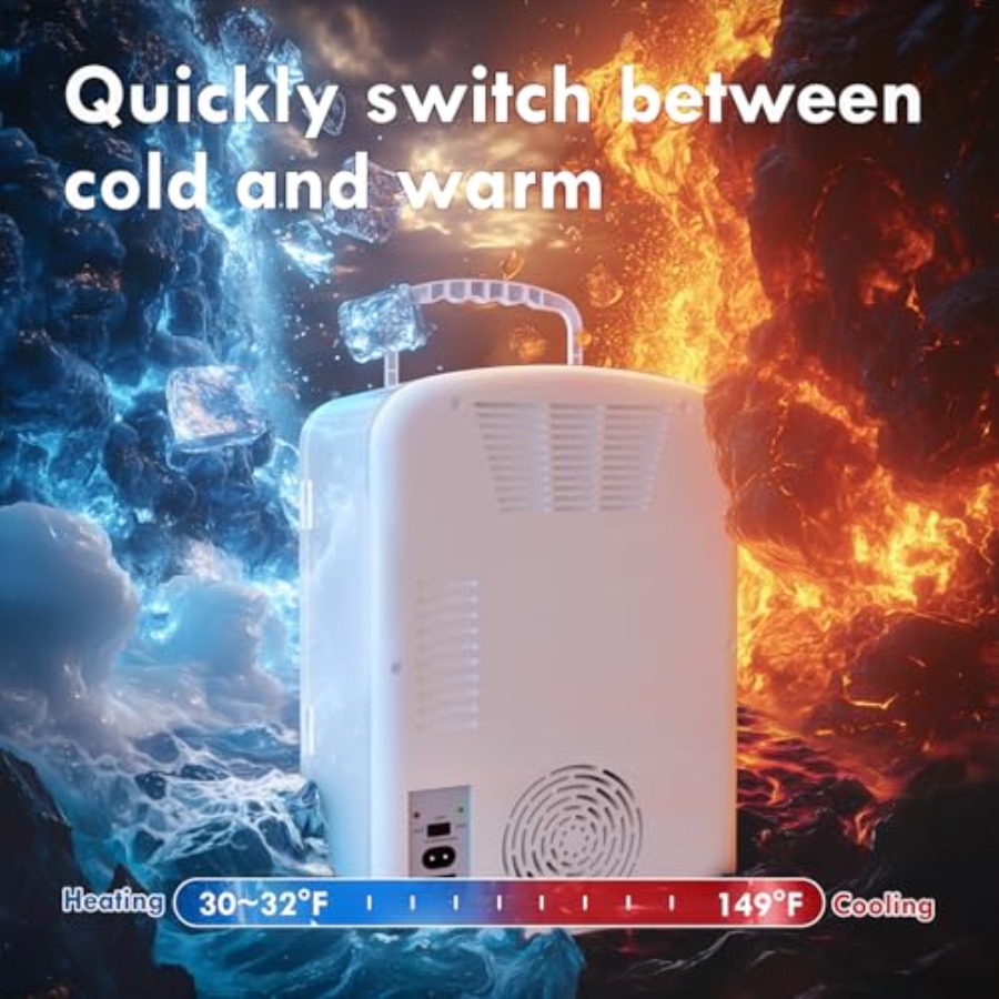 Mini Refrigerador de 9L para D - Portable Food Warmer reseña y precio