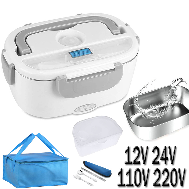 Fiambrera con calefacción eléc - Portable Food Warmer reseña y precio